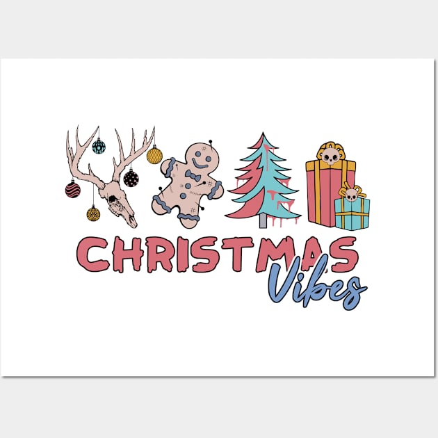 Christmas vibes Wall Art by MZeeDesigns